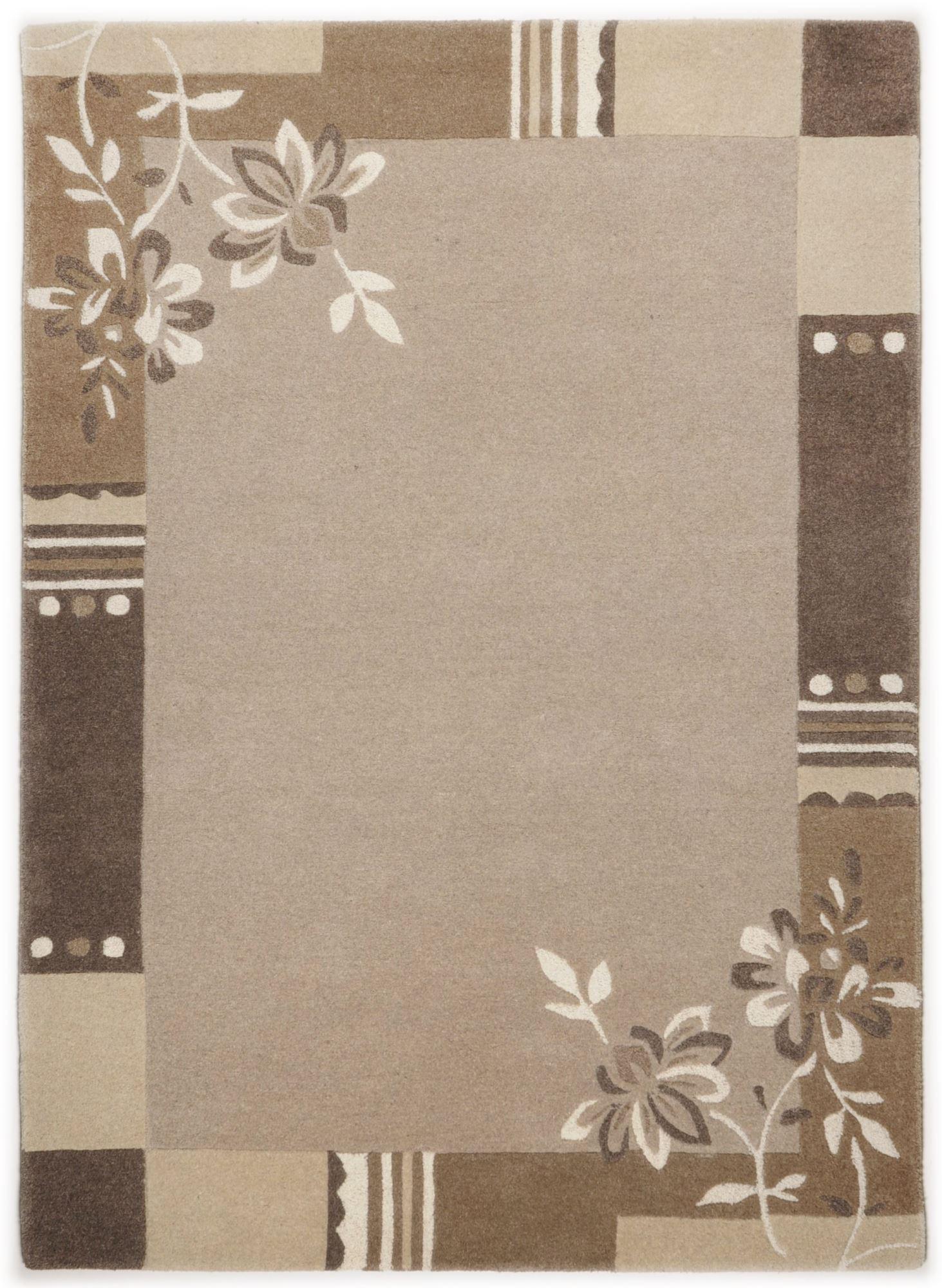 TUFTTEPPICH Napura 140x200 cm - Beige, Textil (140/200cm) - THEKO