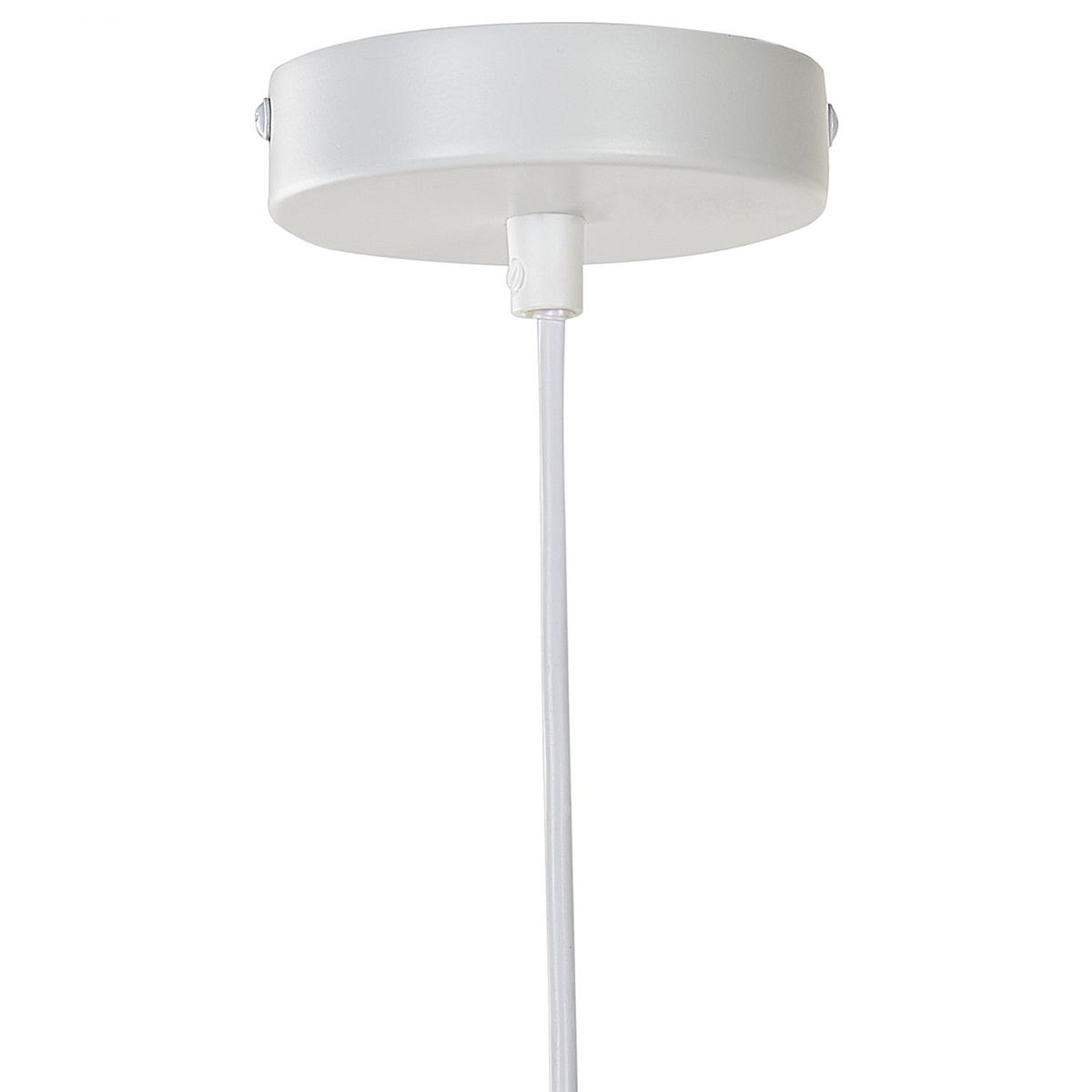 PENDELLEUCHTE Phils 40/40/127 cm - Weiß, Metall (40/40/127cm) - Beliani
