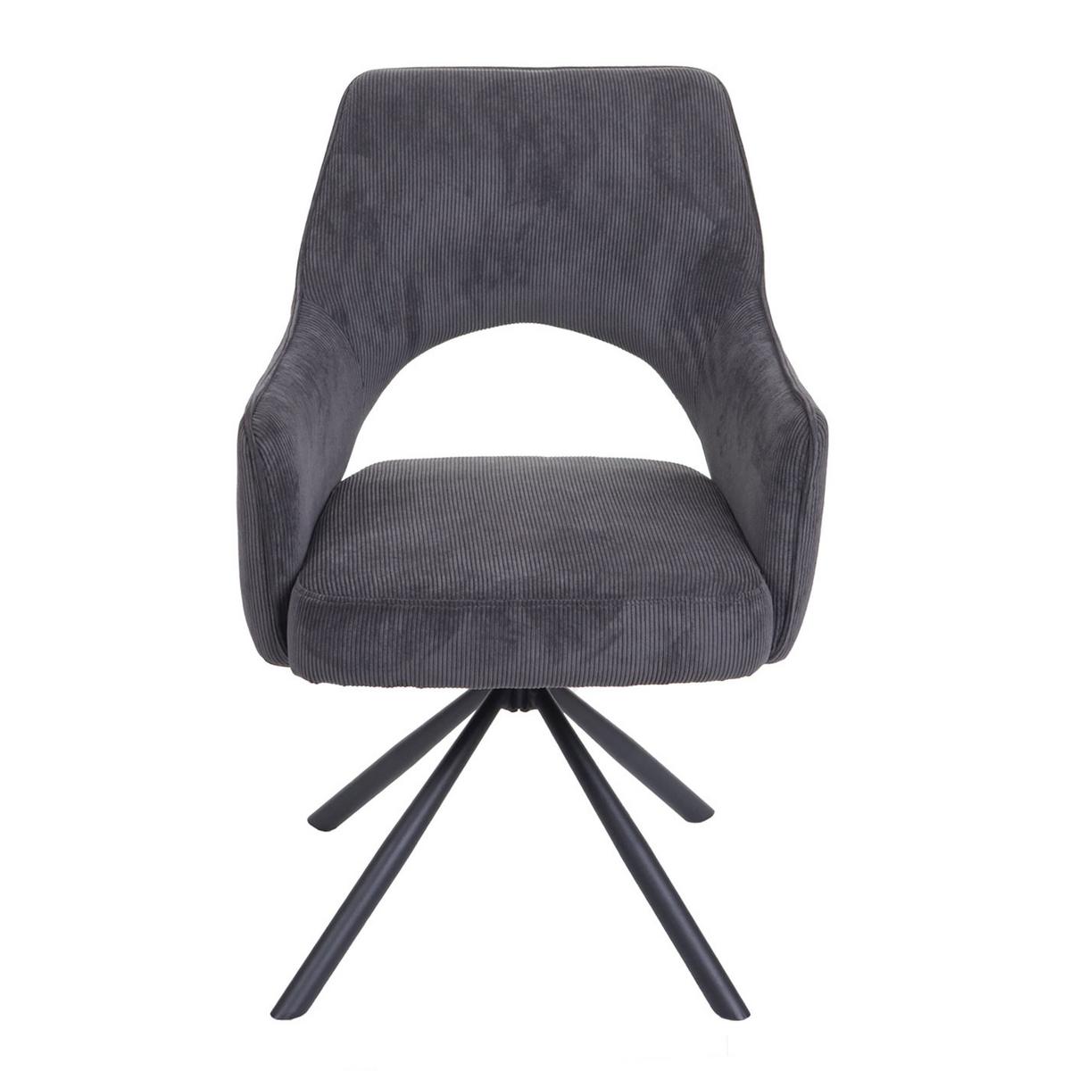 ESSZIMMERSTUHL Braun, Grau - Braun/Grau, Textil (57/89/52cm) - MCW