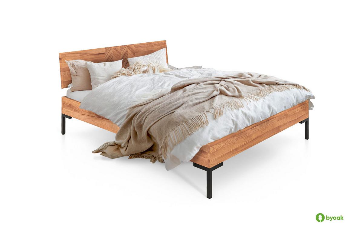 BETT LEON 2 80x200 Kernbuche - Kernbuche, Holz (80/200cm) - byoak