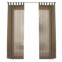 SCHLAUFENGARDINEN Voile 2er Set 245x140 cm Nougat - Cappuccino, Textil (140/245cm) - Gardinenbox.eu