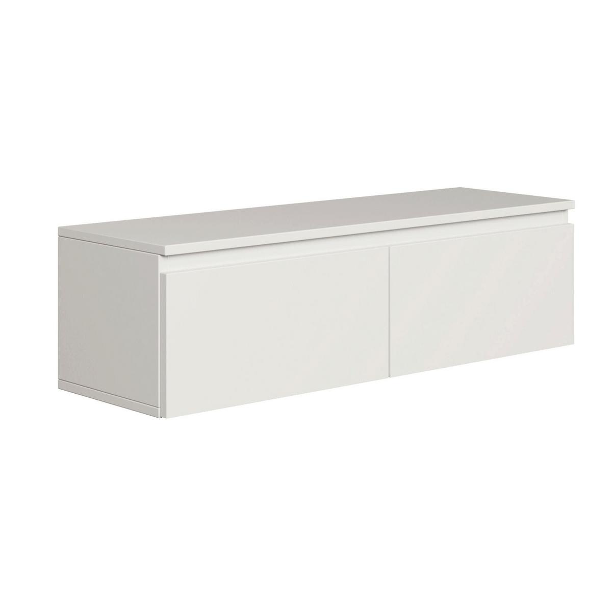 TV-LOWBOARD Bemmi Weiß 100 cm - Weiß, Holzwerkstoff (100/28.4/31.8cm) - Selsey
