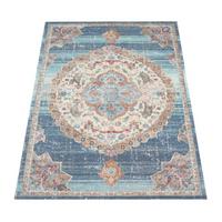 OUTDOORTEPPICH, orientalisch im Vintage-Stil, aus Polypropylen, Blau, 60 x 100 cm - Blau, Textil (100/60cm) - KADIMA DESIGN