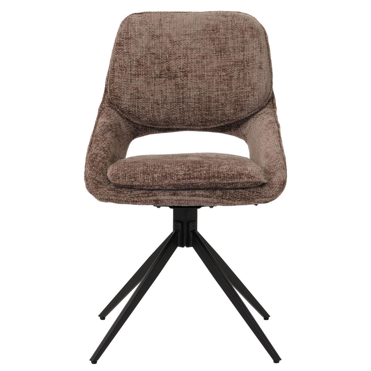 ESSZIMMERSTUHL Braun 6er-Set - Braun, Textil (55/87/55cm) - MCW