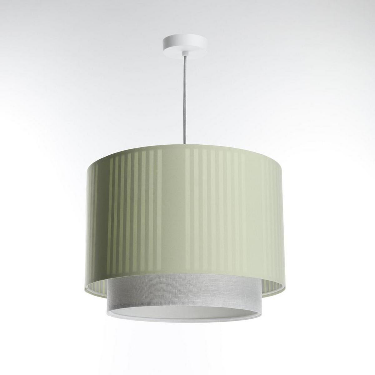 HÄNGELEUCHTE Grün 60/113 cm - Weiß/Grün, Kunststoff (42/1.2/113cm) - ONZENO