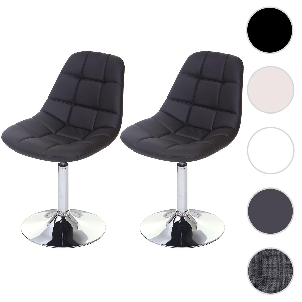 ESSZIMMERSTUHL Braun 2er-Set - Braun, Textil (47/84/50cm) - MCW