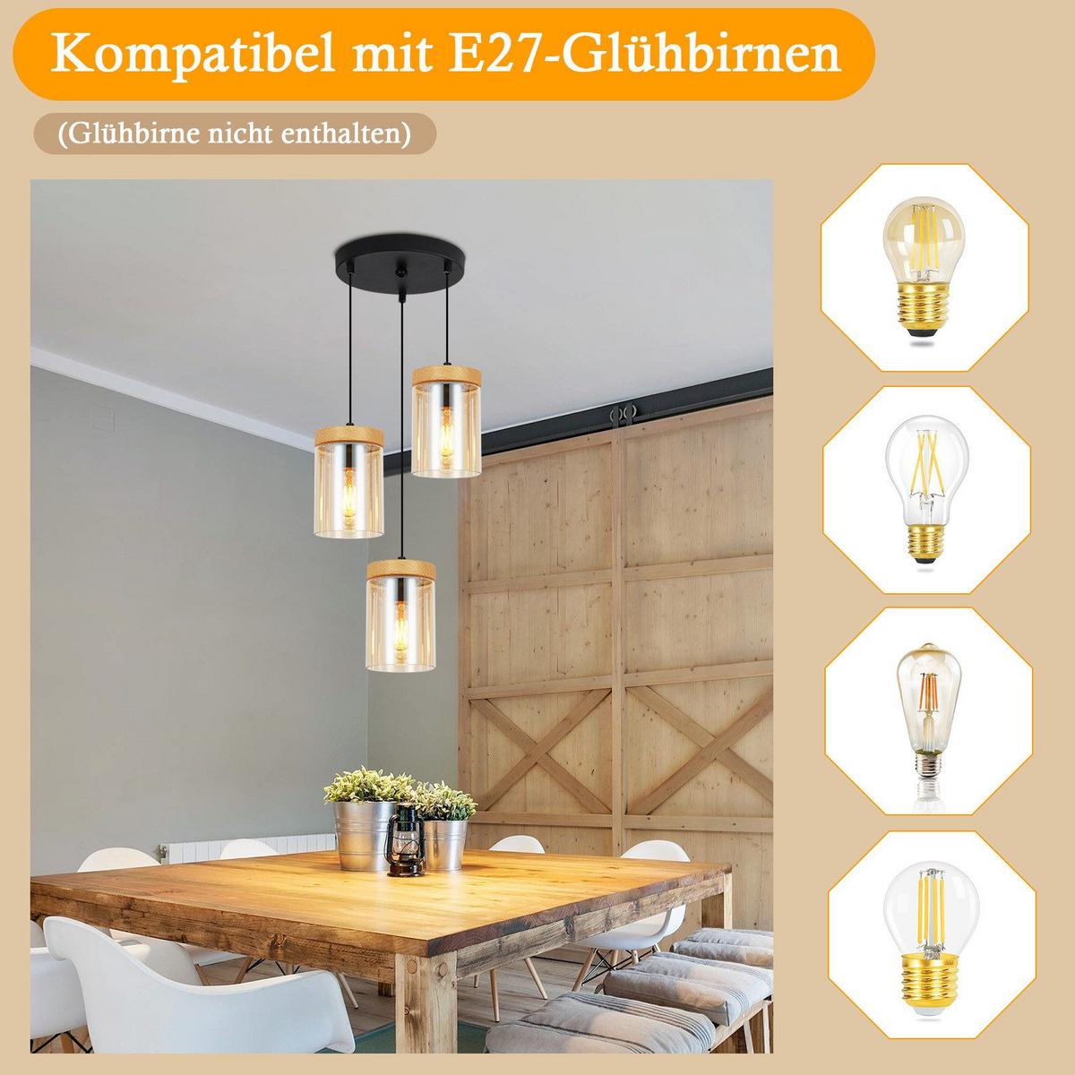 PENDELLEUCHTE Marren 30/5/143 cm - Schwarz, Metall (5/30/143cm) - Nettlife