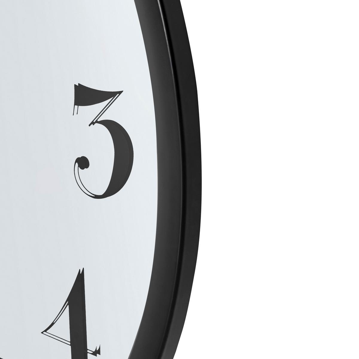 WANDUHR Schwarz Rugles - Schwarz, Kunststoff (56/56/2cm) - Beliani