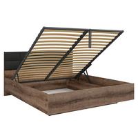 BOXBETT 180/200 Romane Holz - Braun, Holzwerkstoff (180/200cm) - Petits-meubles