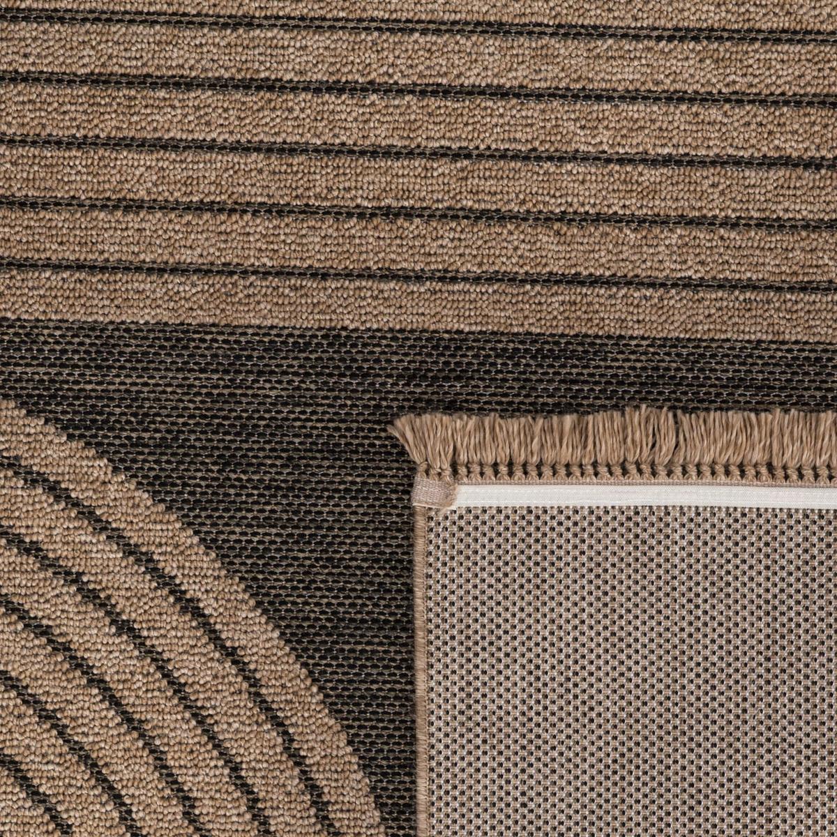 OUTDOORTEPPICH, in Naturoptik, aus Polypropylen, Anthrazit, 80 x 150 cm - Anthrazit, Textil (150/80cm) - KADIMA DESIGN
