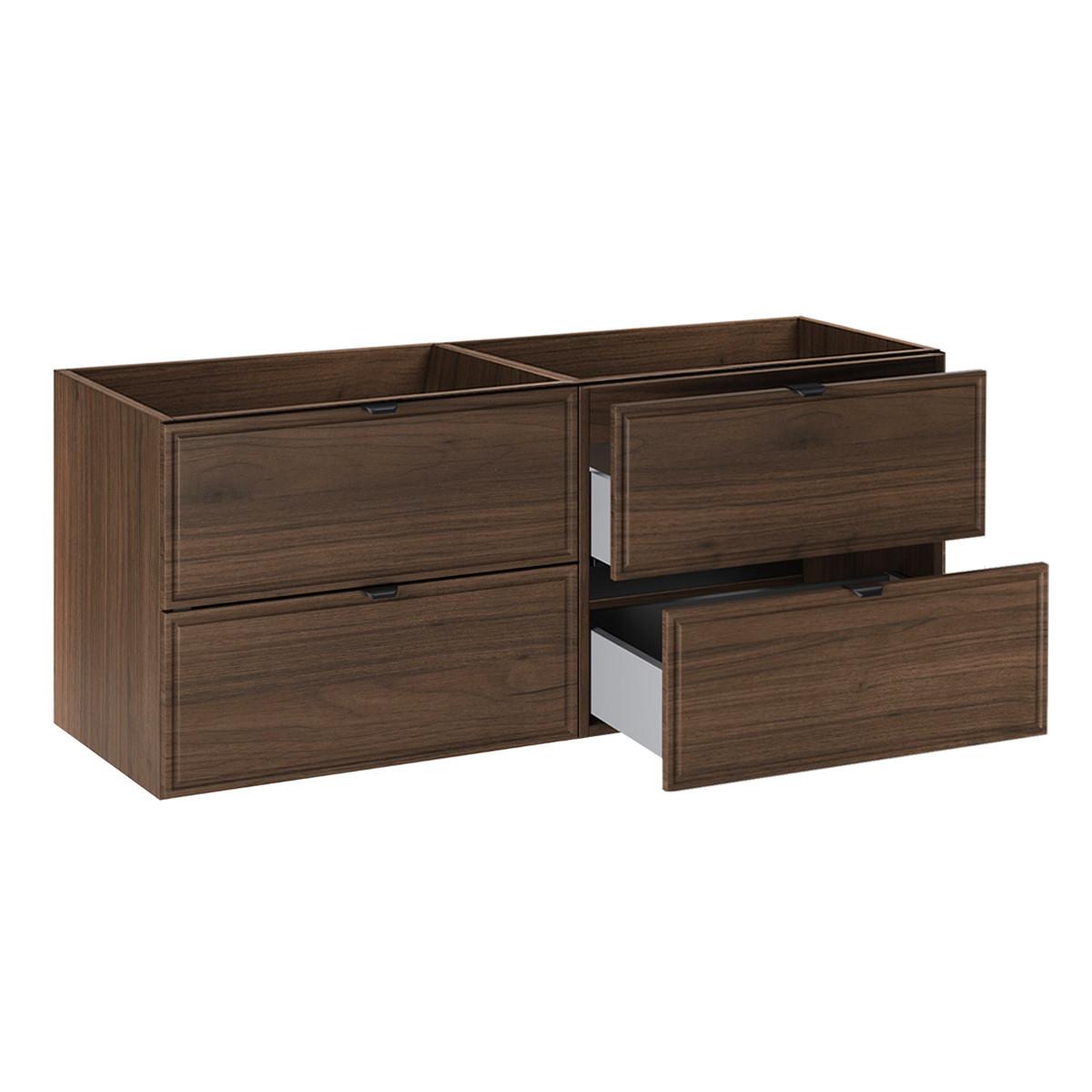 DOPPELWASCHTISCH 121cm Elias Holz - Braun, Holzwerkstoff (121/50/46cm) - Petits-meubles