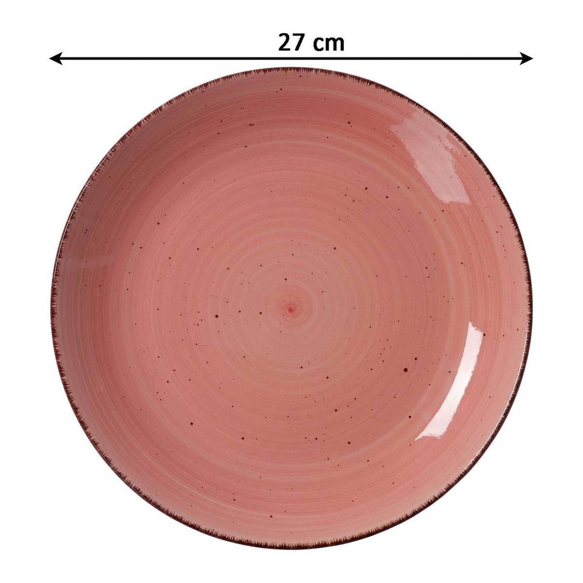 TAFELSERVICE Happy rot 12-tlg. - Rot, Keramik (2/2/2cm) - Ritzenhoff Breker