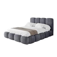 POLSTERBETT mit Bettkasten und Lattenrost, Boxbett ohne Matratze - KALA 200x200 Dunkelgrau - Dunkelgrau, Holzwerkstoff/Textil (200/200cm) - ALTDECOR