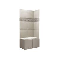 GARDEROBEN-SET Orion I - Kaschmir/Beige, Holzwerkstoff/Kunststoff (84/186/46cm) - MIRJAN24