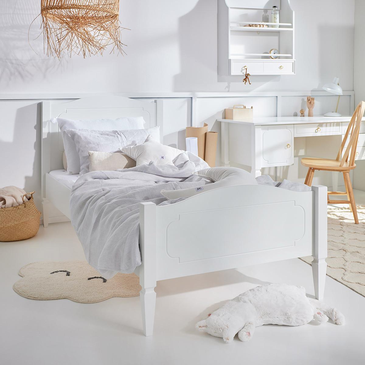 KINDERBETT 90/200 Royal Weiß - Weiß, Holzwerkstoff (90/200cm) - Petits-meubles