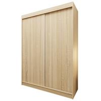 SCHWEBETÜRENSCHRANK SOFIA 150/216/61 cm 2-türig Sonoma Eiche - Sonoma Eiche, Holzwerkstoff (150/216/61cm) - MASSENO