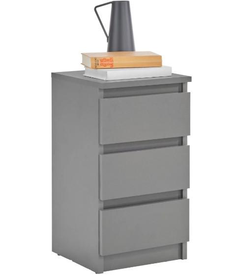 Nachtkästchen in Anthrazit