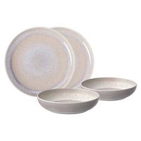 TAFEL-SET Perlemor Sand beige 4-tlg. - Beige, Keramik (28/22/38cm) - like.Villeroy & Boch
