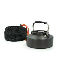 WASSERKOCHER Camping Kochkessel 1.1 L - Schwarz, Metall (17.5cm) - Intirilife
