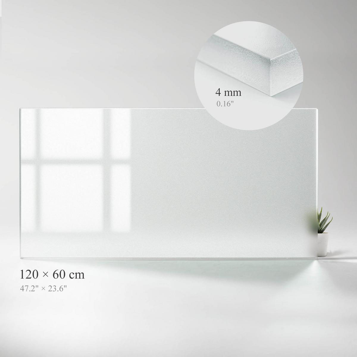 TISCHPLATTE 120x60 cm - Transparent, Glas (60/120/0.4cm) - Wallfluent