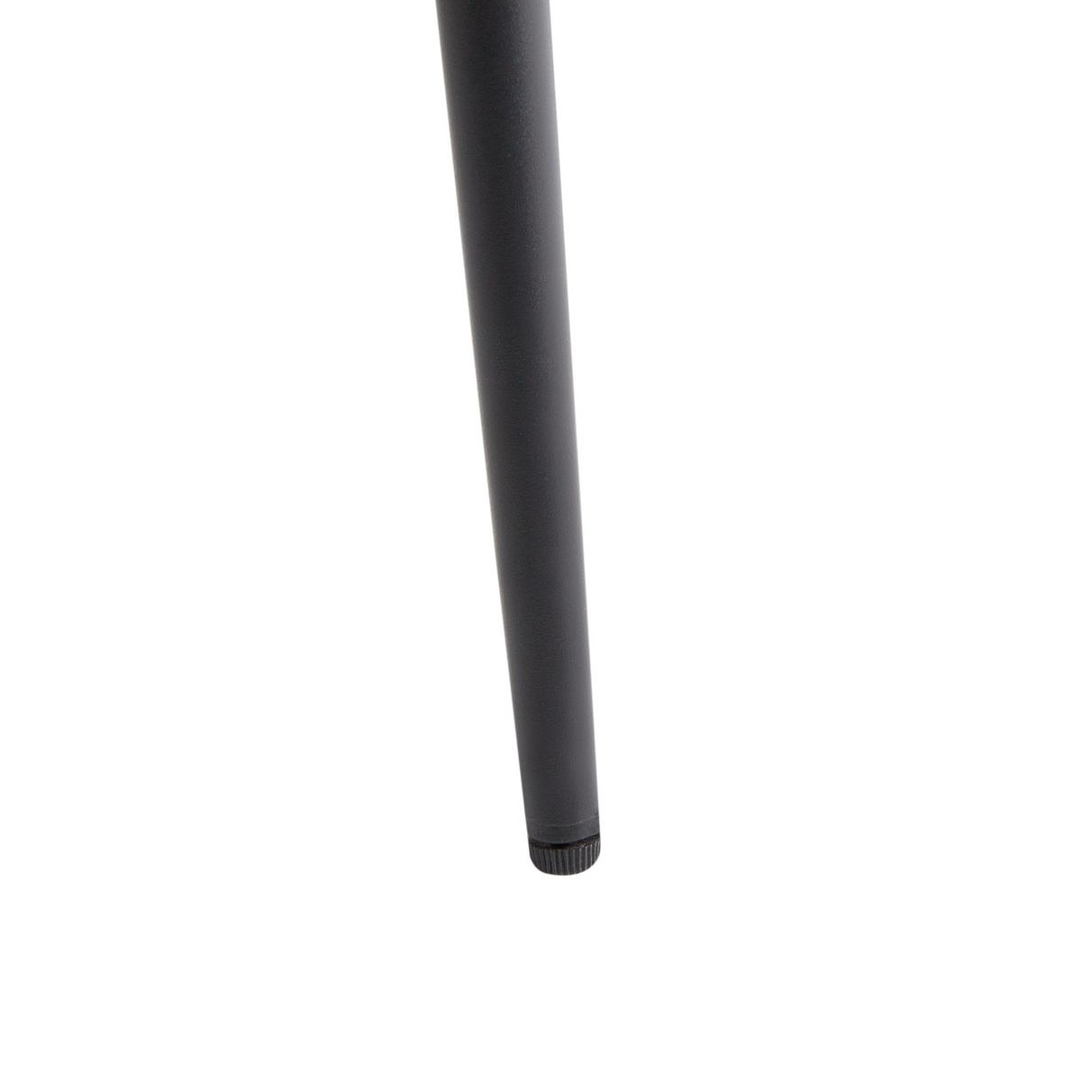 ESSZIMMERSTUHL 2er-Set Dunkelgrün Onaga - Dunkelgrün/Schwarz, Textil (52/77/56cm) - Beliani