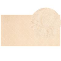 SHAGGY-KUNSTFELLTEPPICH Gharo 150/80 cm - Beige, Kunststoff (80/150cm) - Beliani