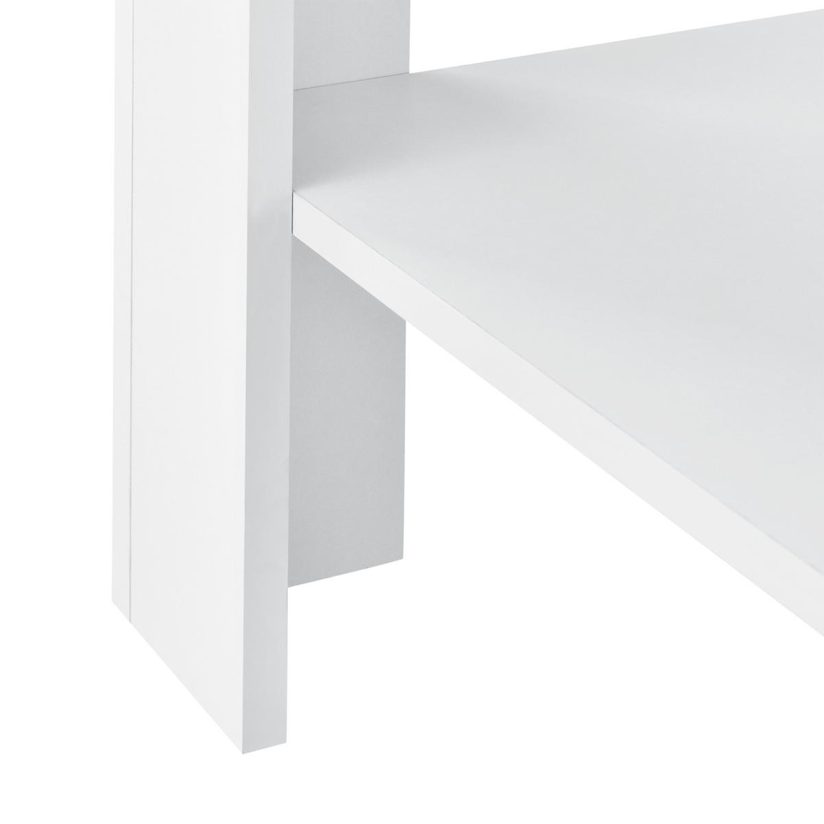 COUCHTISCH Aachen 60/60/40 - Weiß, Holzwerkstoff (60/60/40cm) - [en.casa]