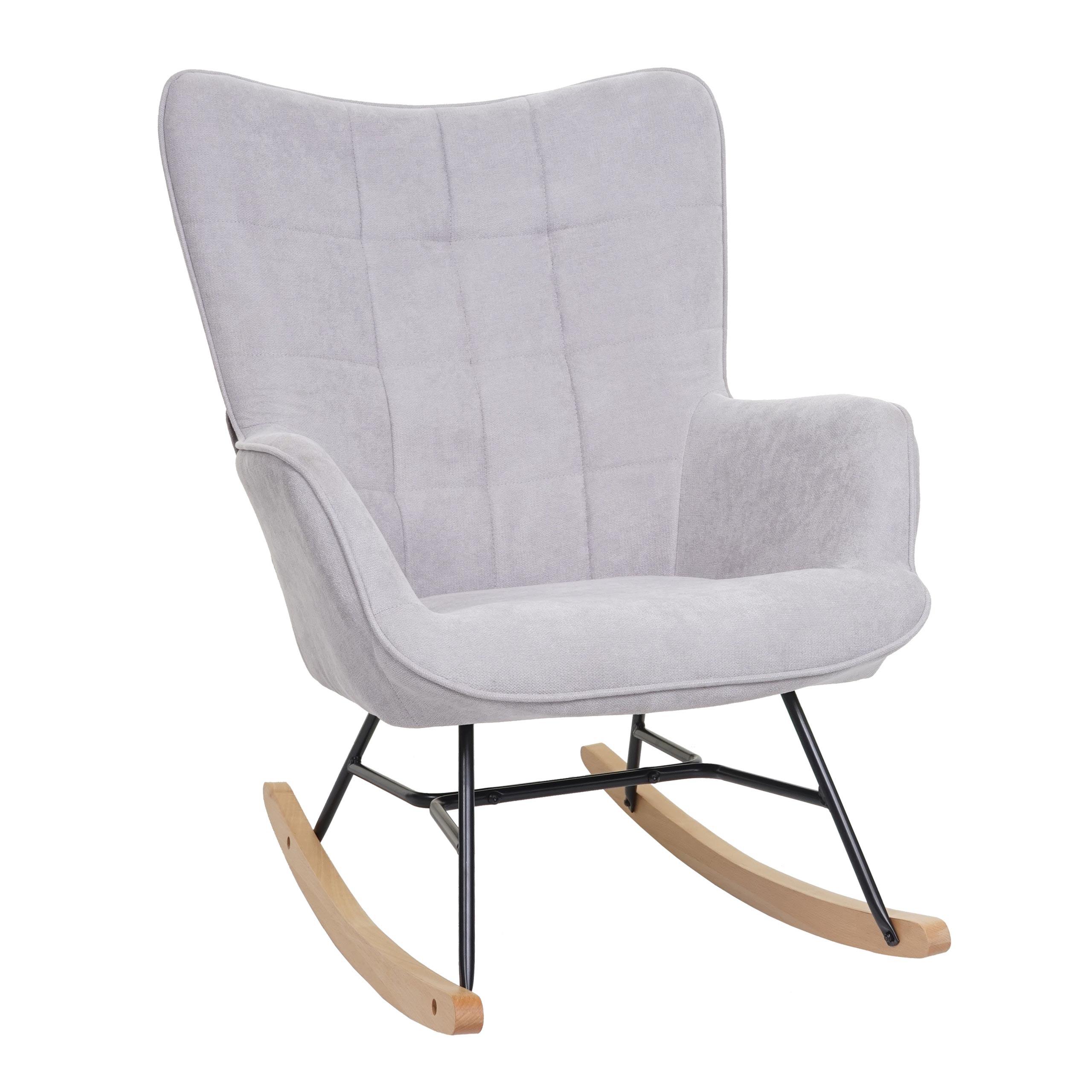 SCHAUKELSTUHL Grau - Grau, Textil (73/91/83cm) - MCW