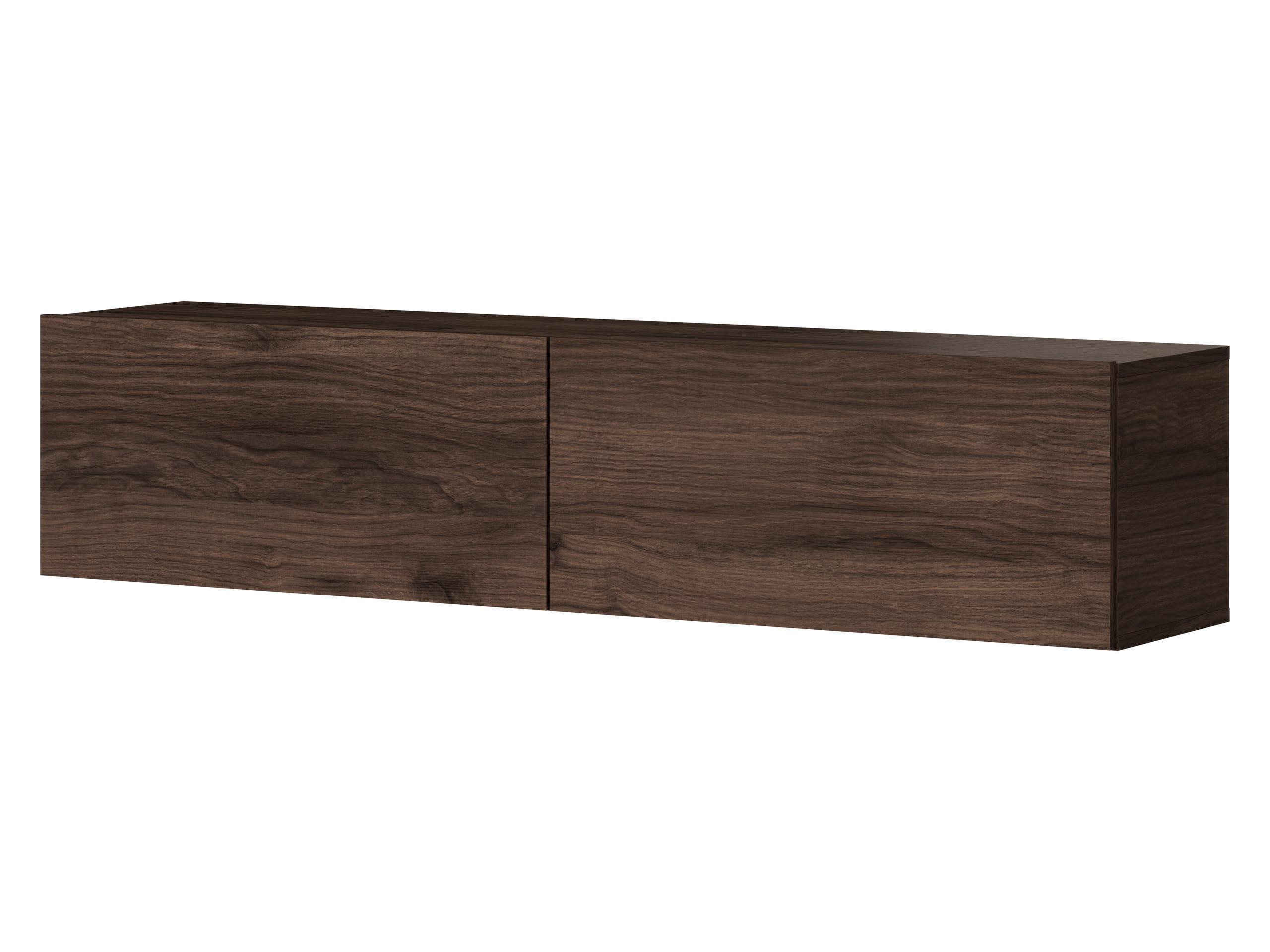 TV-LOWBOARD Govi 140 mit Beleuchtung - Nussbaumfarben, Holzwerkstoff (144/32/32cm) - MIRJAN24