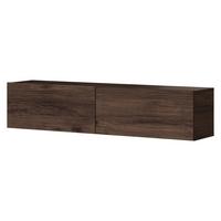 TV-LOWBOARD Govi 140 mit Beleuchtung - Nussbaumfarben, Holzwerkstoff (144/32/32cm) - MIRJAN24