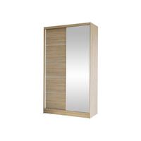 SCHWEBETÜRENSCHRANK Diego III - Sonoma Eiche, Holzwerkstoff/Metall (100/200/58cm) - MIRJAN24