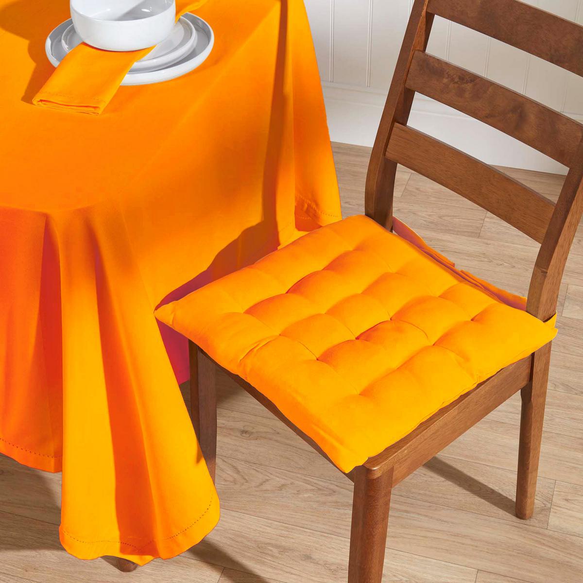 STOFFSERVIETTEN 4er-Set orange 45/45 cm, 100% Baumwolle - Orange, Textil (45/45cm) - Homescapes