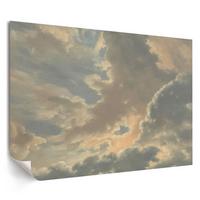 POSTER - 42x29 cm (A3) - Manufaktura Sztuki - Wolken am Himmel - Blau, Textil (42/29.7/0.1cm) - TULUP