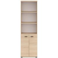STANDREGAL Odelis 60 cm - Beige/Schwarz, Holzwerkstoff/Kunststoff (60/203/33.7cm) - Selsey