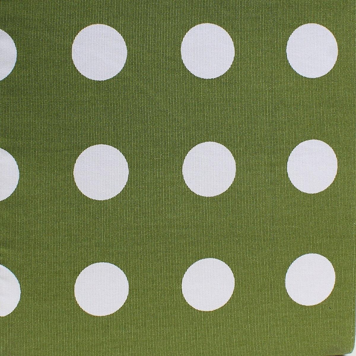 STOFFSCHUBLADE grün mit weißen Punkten - Grün, Textil (27/15/30cm) - Calicosy