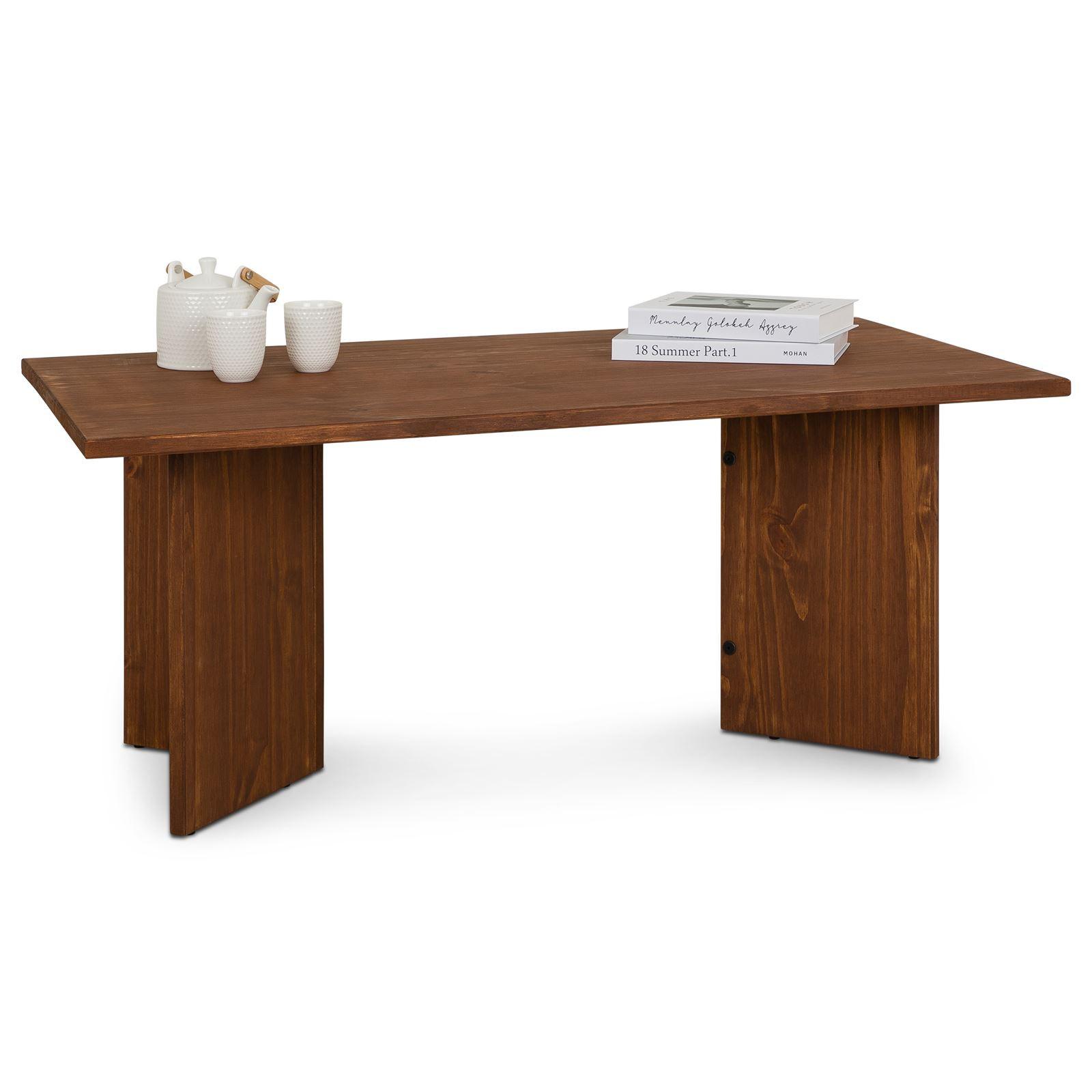 COUCHTISCH MESA dunkelbraun - Dunkelbraun, Holz (60/110/45cm) - IDIMEX