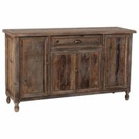 SIDEBOARD mit 4 türen und 1 schublade 150x40x84 cm - Braun, Holz (150/84/40cm) - Wanderlust