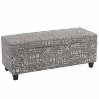 AUFBEWAHRUNGS-TRUHE Grau - Grau, Textil (114/45/45cm) - MCW