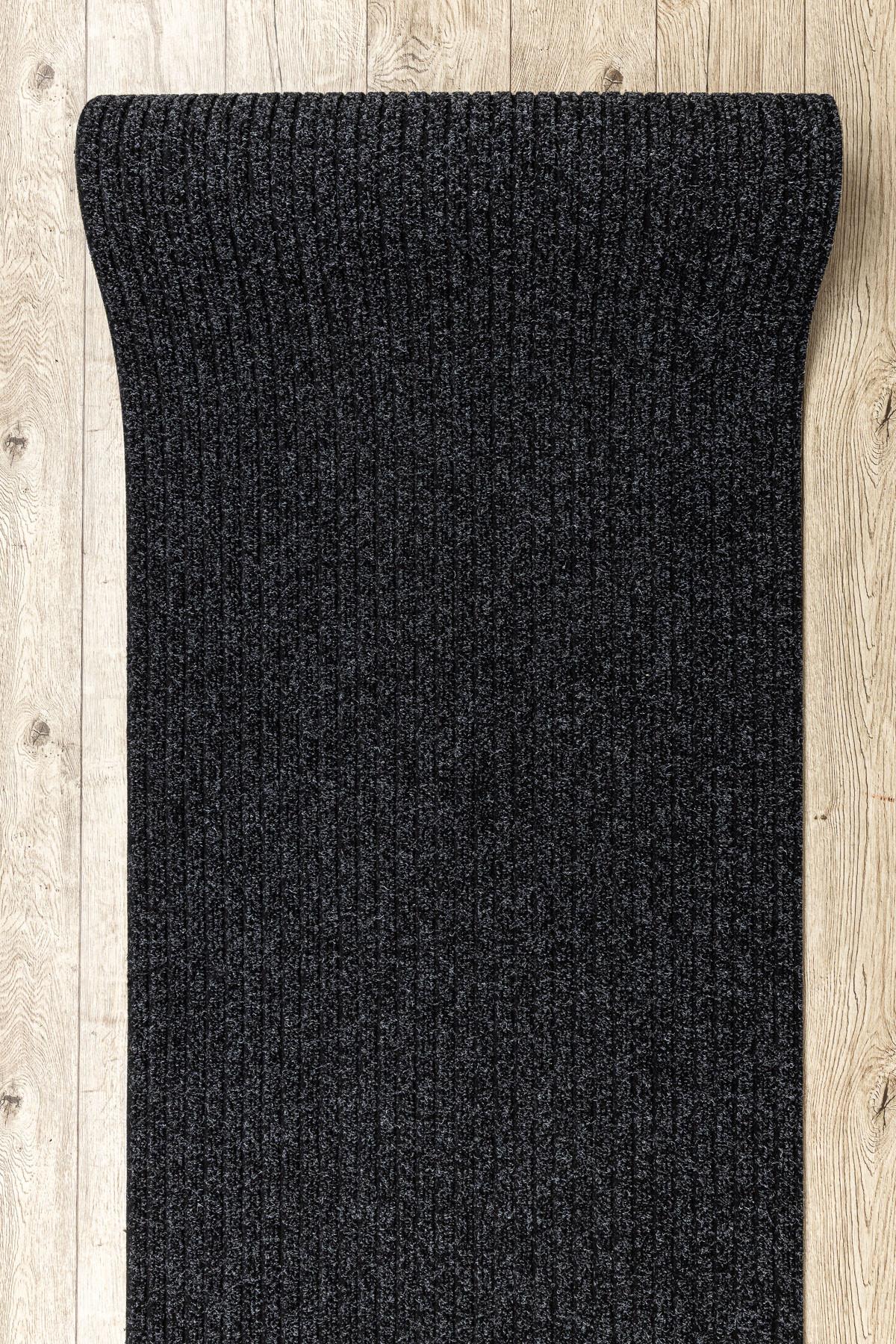 TÜRMATTE rutschfest 100/450 cm - Anthrazit, Textil (100/450cm) - rugsX