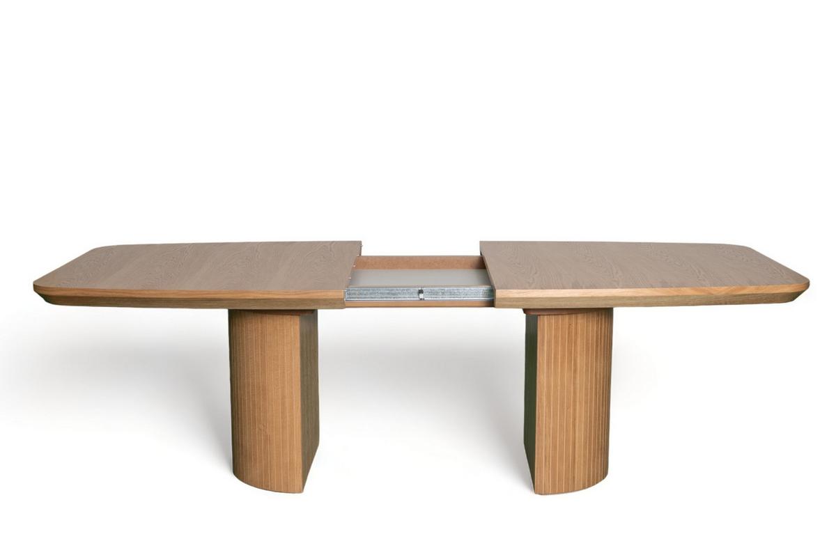 ESSTISCH LINEA Ausziehbar 200 - 300 / 110 x 76 cm - Eichefarben, Holz (200/110/76cm) - MASSENO