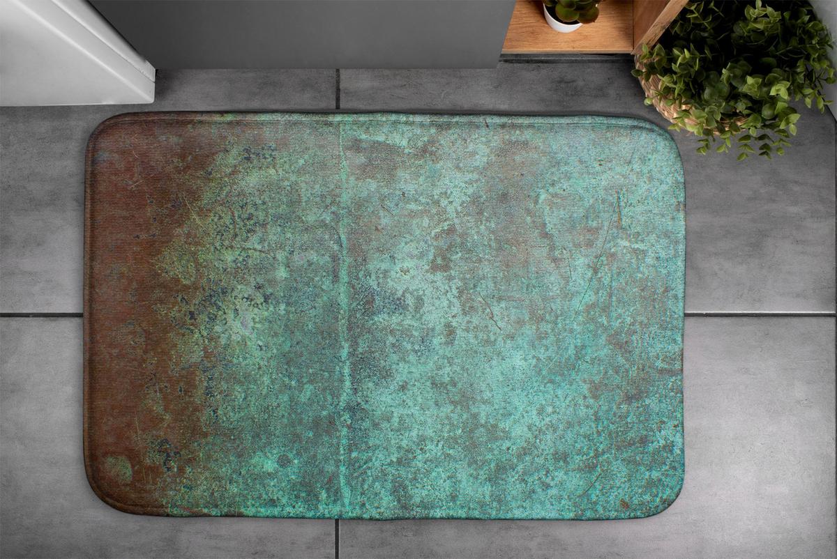 BADTEPPICH 90x60 cm Beton - Blau, Textil (90/60cm) - TULUP