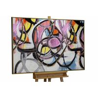 ACRYLBILD HANDGEMALT 122,5/82,5 cm - Multicolor, Textil (122.5/82.5cm) - KUNSTLOFT