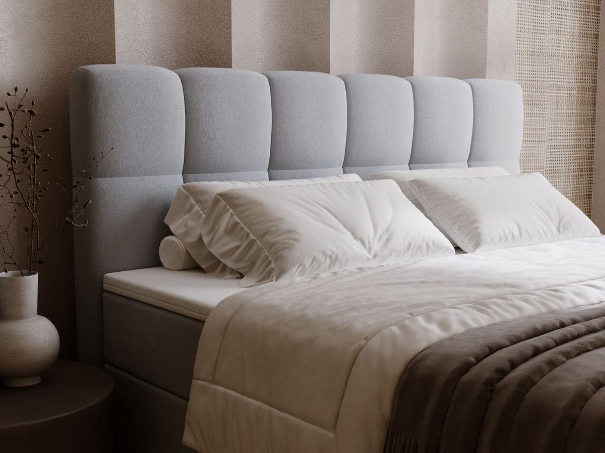 BOXBETT Maison 140x200 Grau - Grau, Holz/Textil (140/200cm) - Graingold