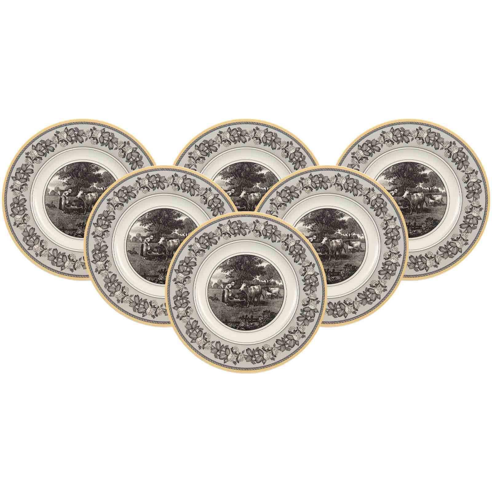 FRÜHSTÜCKSTELLER Audun Ferme weiß-grau-gelb ø 21,6 cm 6er Set - Gelb/Weiß, Keramik (21.6cm) - Villeroy & Boch