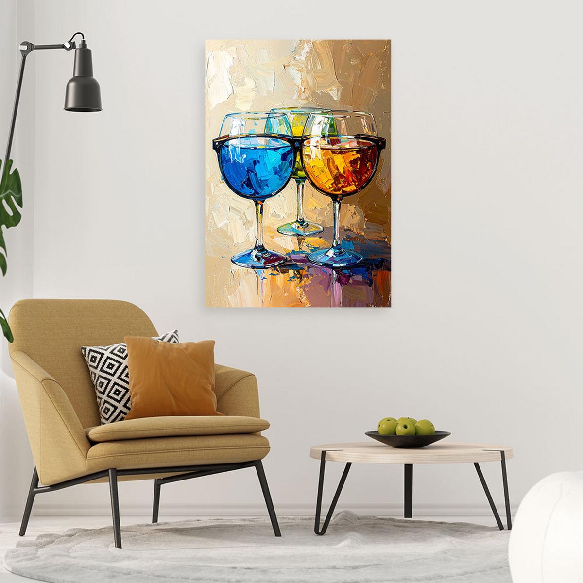 LEINWANDBILD Essen & Trinken 20x30cm - Multicolor, Textil (20/30cm) - Feeby