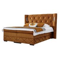 BOXBETT Focus Lux - H3 - Bronzefarben, Holz (180/200cm) - MIRJAN24