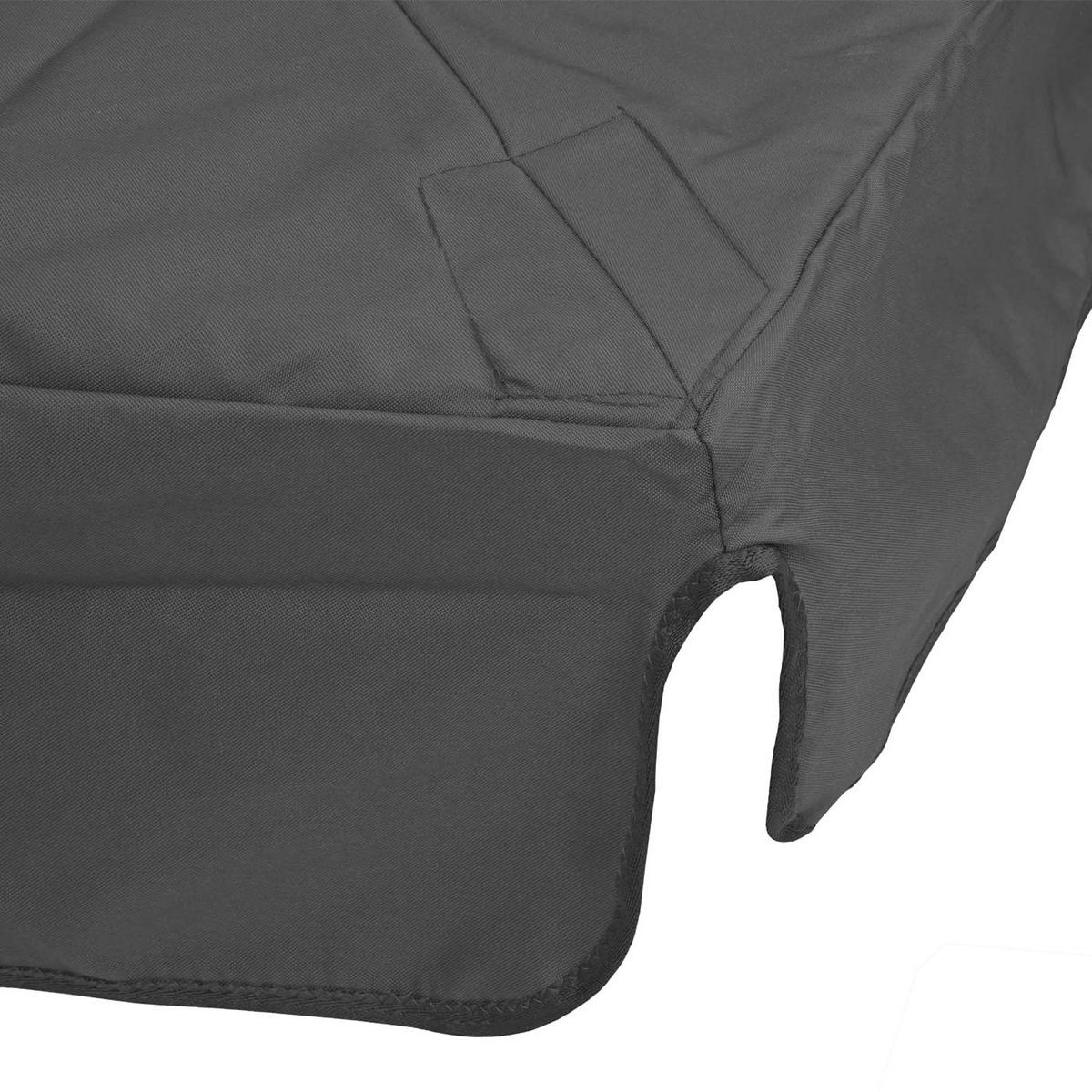 ERSATZ-BEZUG FÜR SCHIRM Anthrazit - Anthrazit, Textil (335/335cm) - MCW