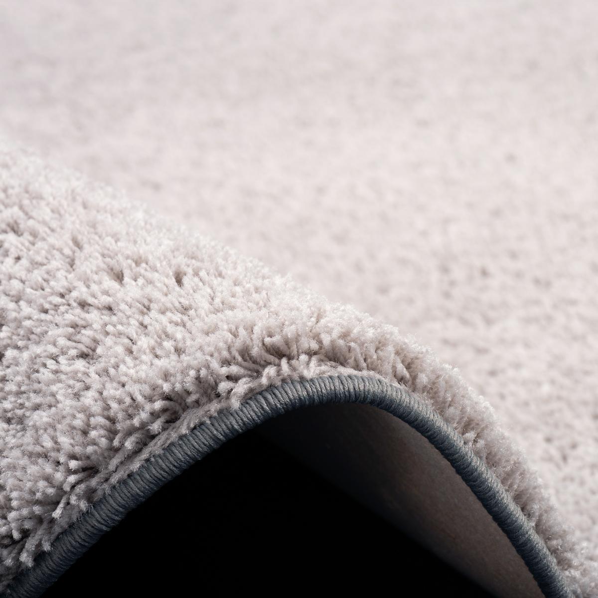 HOCHFLOR SHAGGY TEPPICH PALACE RUND - Grau, Textil (133/133cm) - Snapstyle