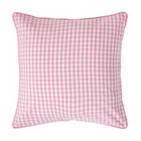 KISSENHÜLLE Vichy-Karo 60/60 cm, 100% Baumwolle - Rosa, Textil (60/60cm) - Homescapes