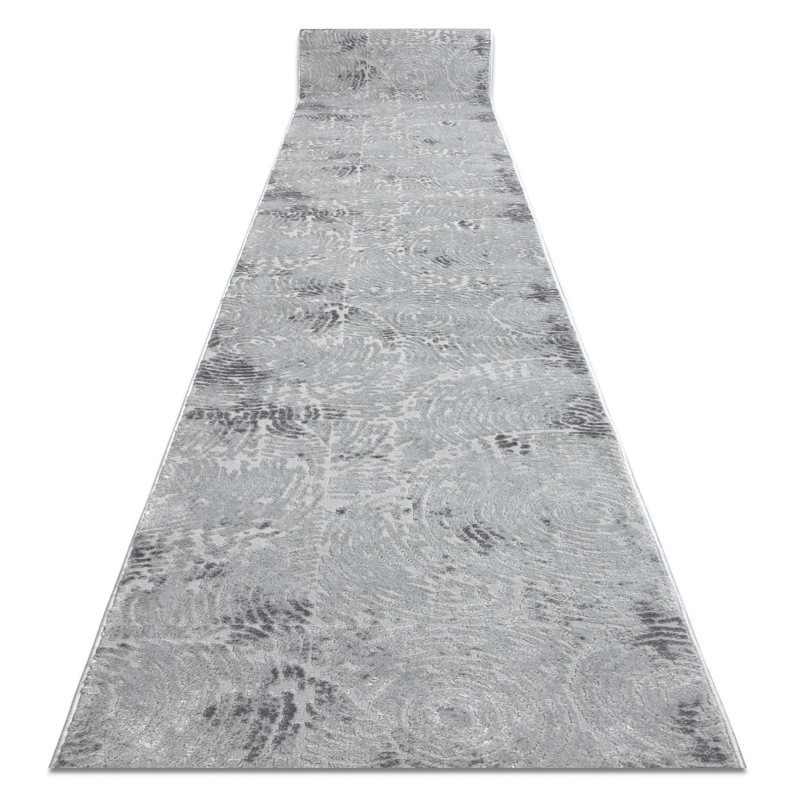 LÄUFER Strukturell MEFE 80/110 cm - Grau, Textil (80/110cm) - rugsX